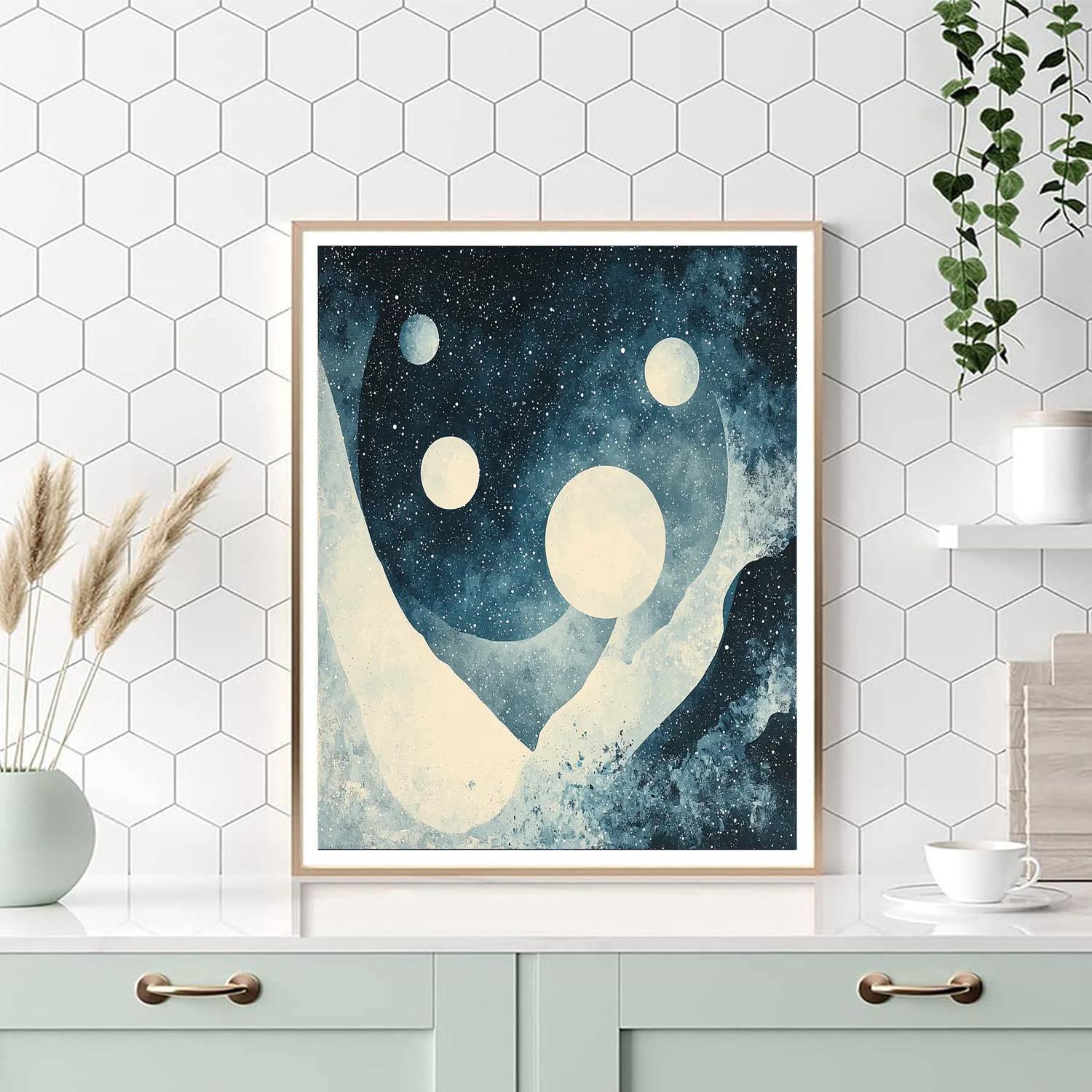 Max Ernst Inspired Dreams Of The Cosmos  Paint By Numbers Art