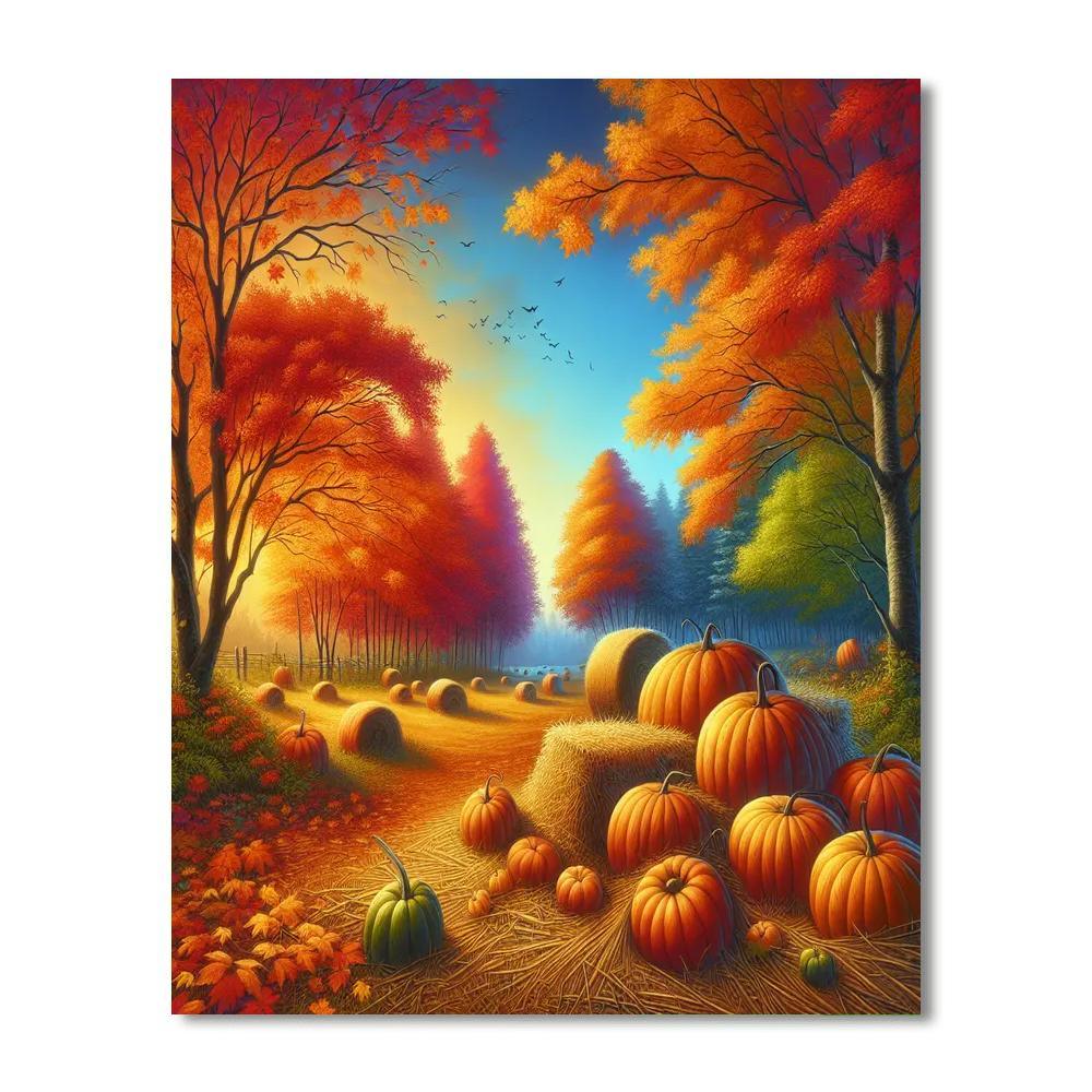 Magic Of Autumn Paint By Number