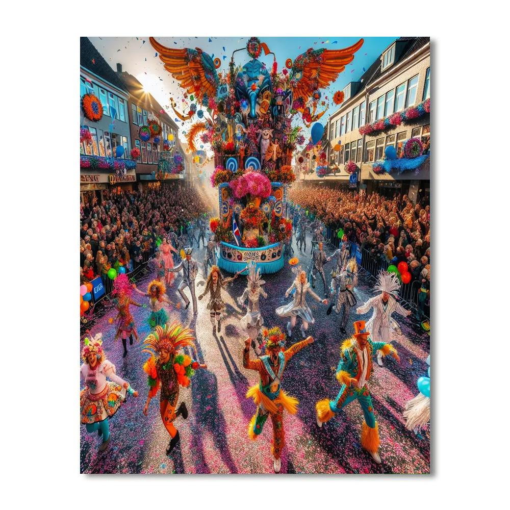 Carnival Of Aalborg Paint By Numbers Kits
