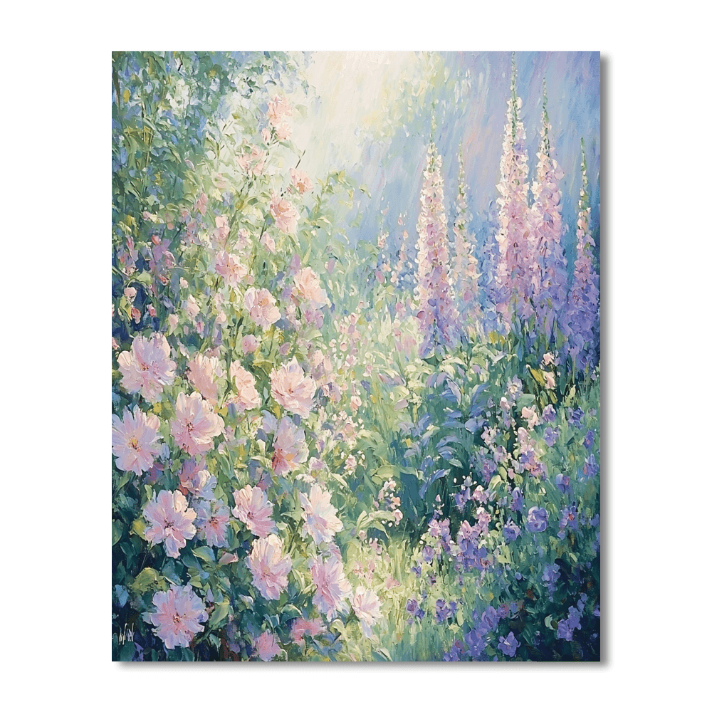 Claude Monet Inspired Monet's Floral Dream  Paint By Numbers Art