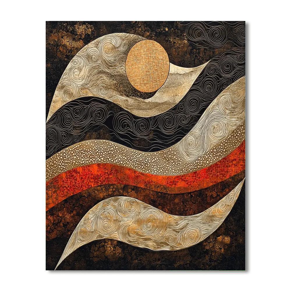 Nandalal Bose Inspired Ethereal Tapestry Of Myths  Painting Number Kit