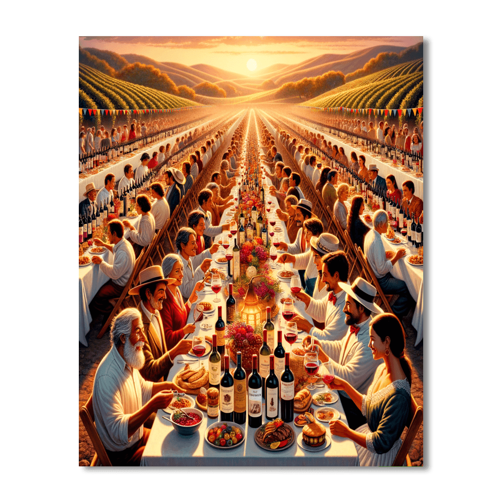 Gioia Del Colle Wine Festival - Italy Paint By Color