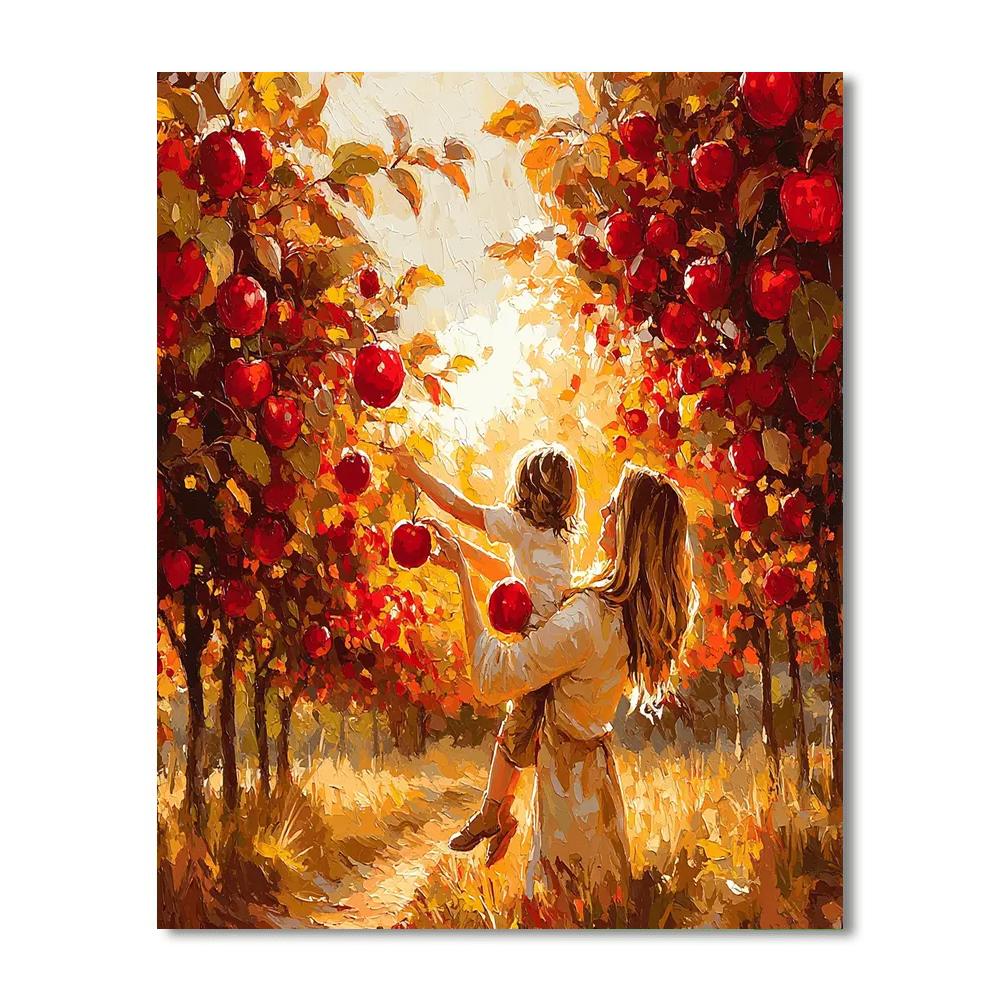 In The Orchard’s Glow Paint By Number