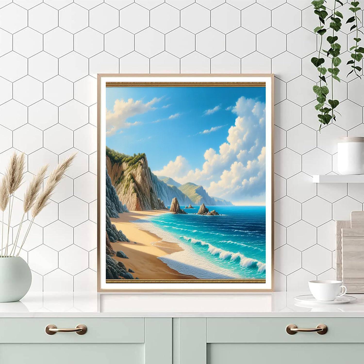 Serene Coastal Hideaway Paint By Number