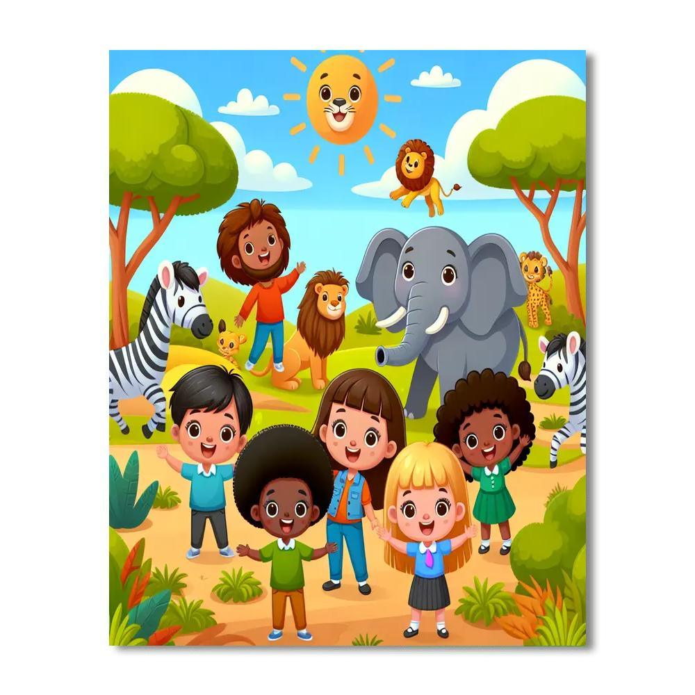 Exploring The Animal Kingdom Paint By Color