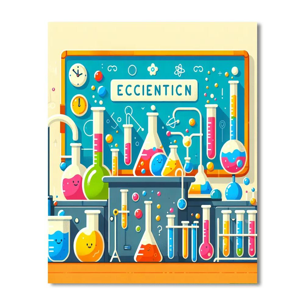 Super Science Painting Number Kit