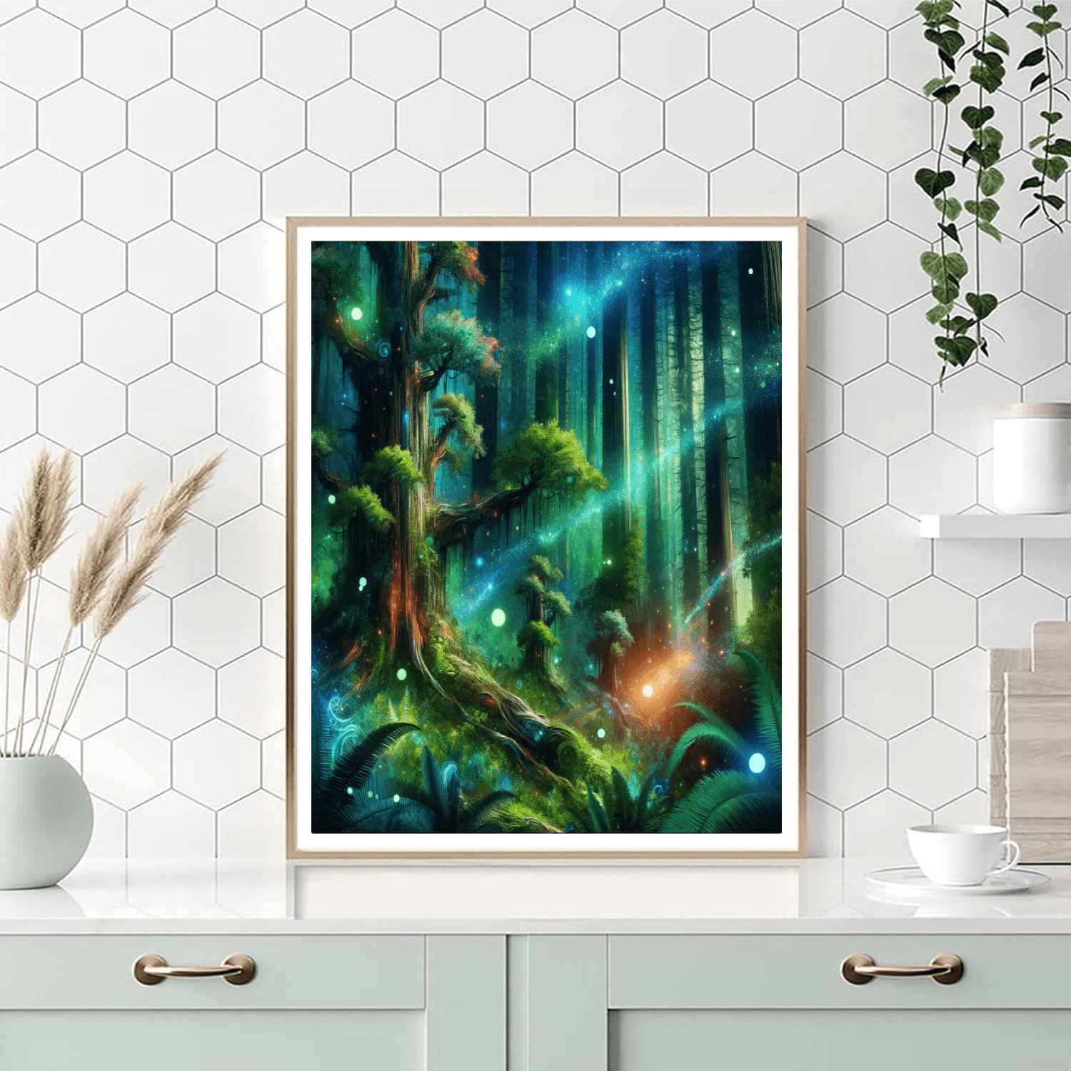 Magical Wizard Realm Paint By Number