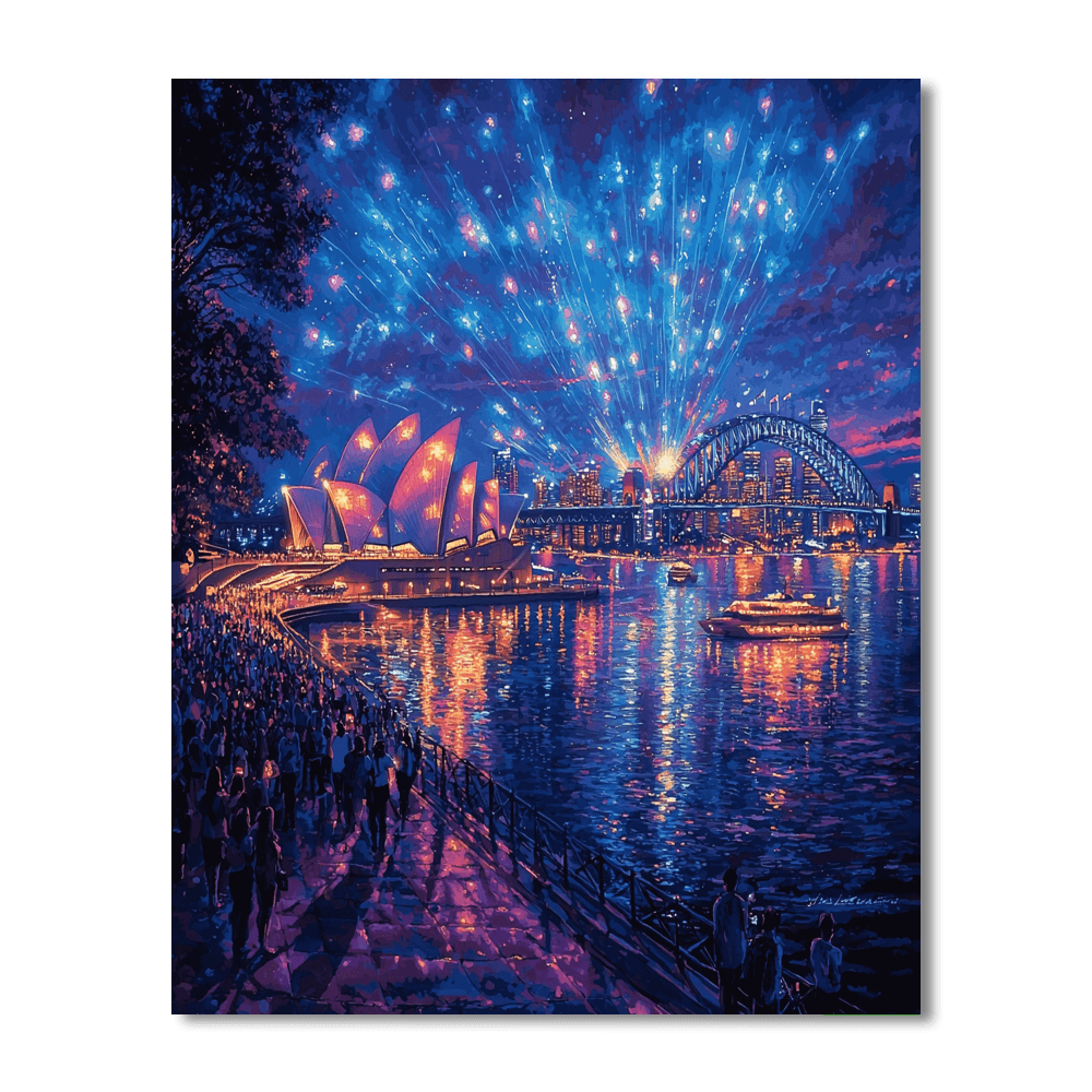 Vivid Sydney - Sydney Paint By Numbers Kits