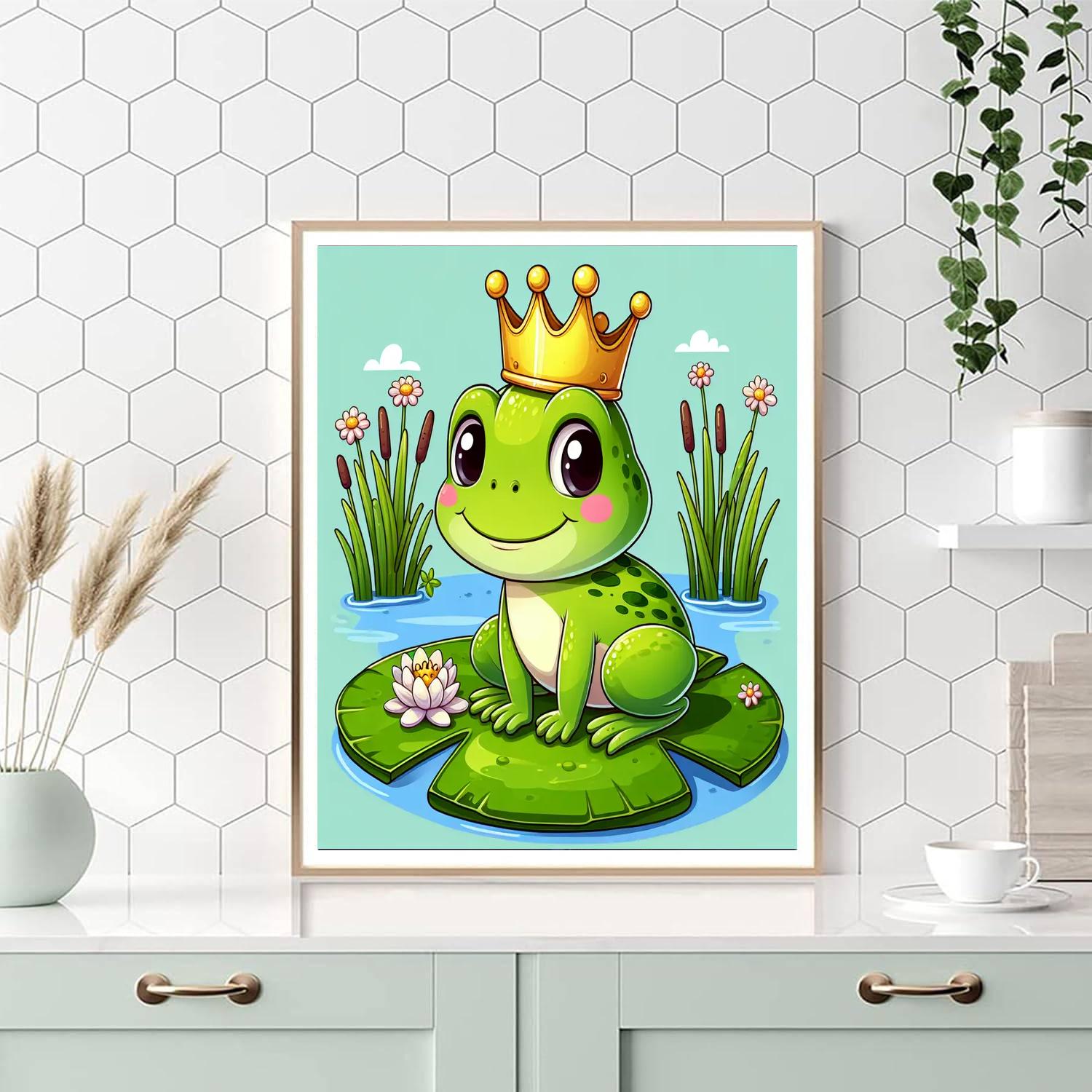 Fantastic Frog Prince Painting By Numbers Kit
