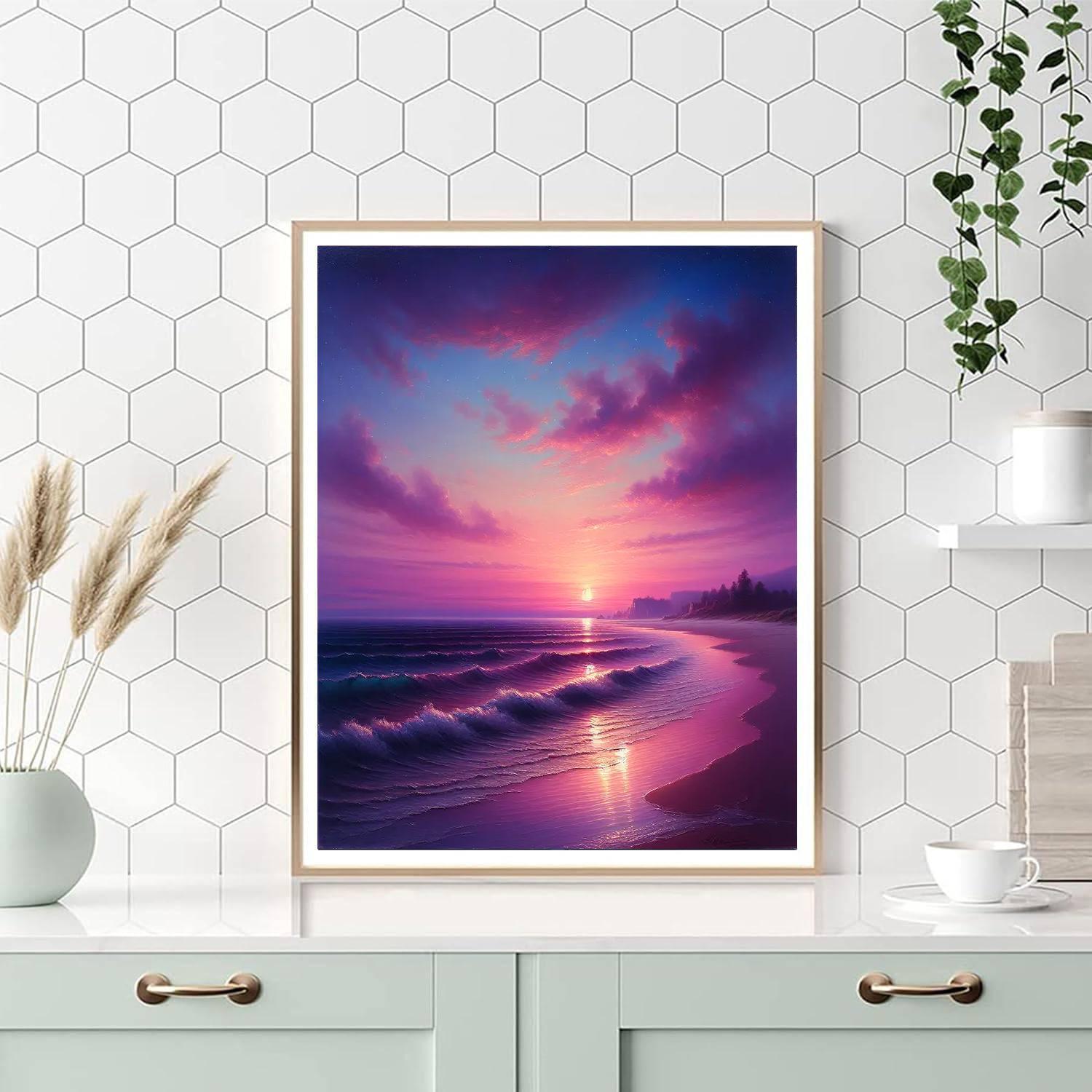 Twilight Beach Serenity Paint By Numbers