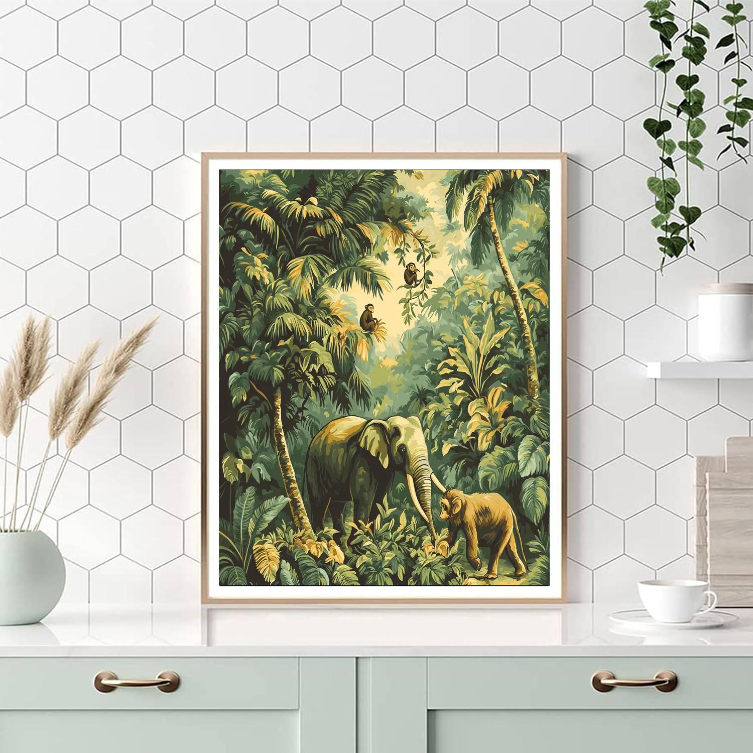 Henri Rousseau Inspired Whimsical Wilds  Paint By Numbers Kits