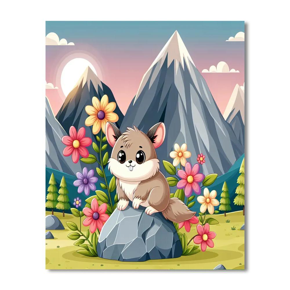 Playful Pika DIY Paint By Numbers