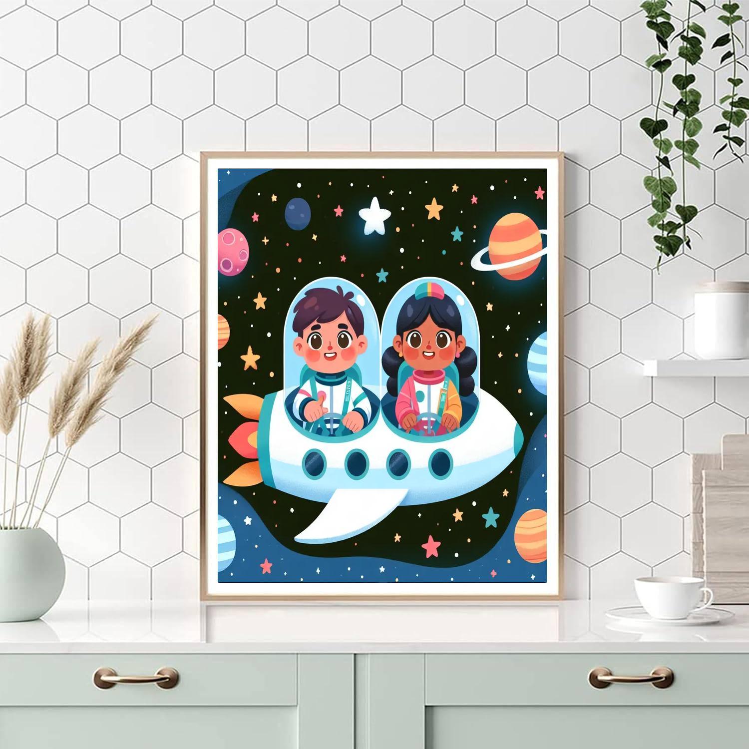 Space Explorer's Mission Paint By Number