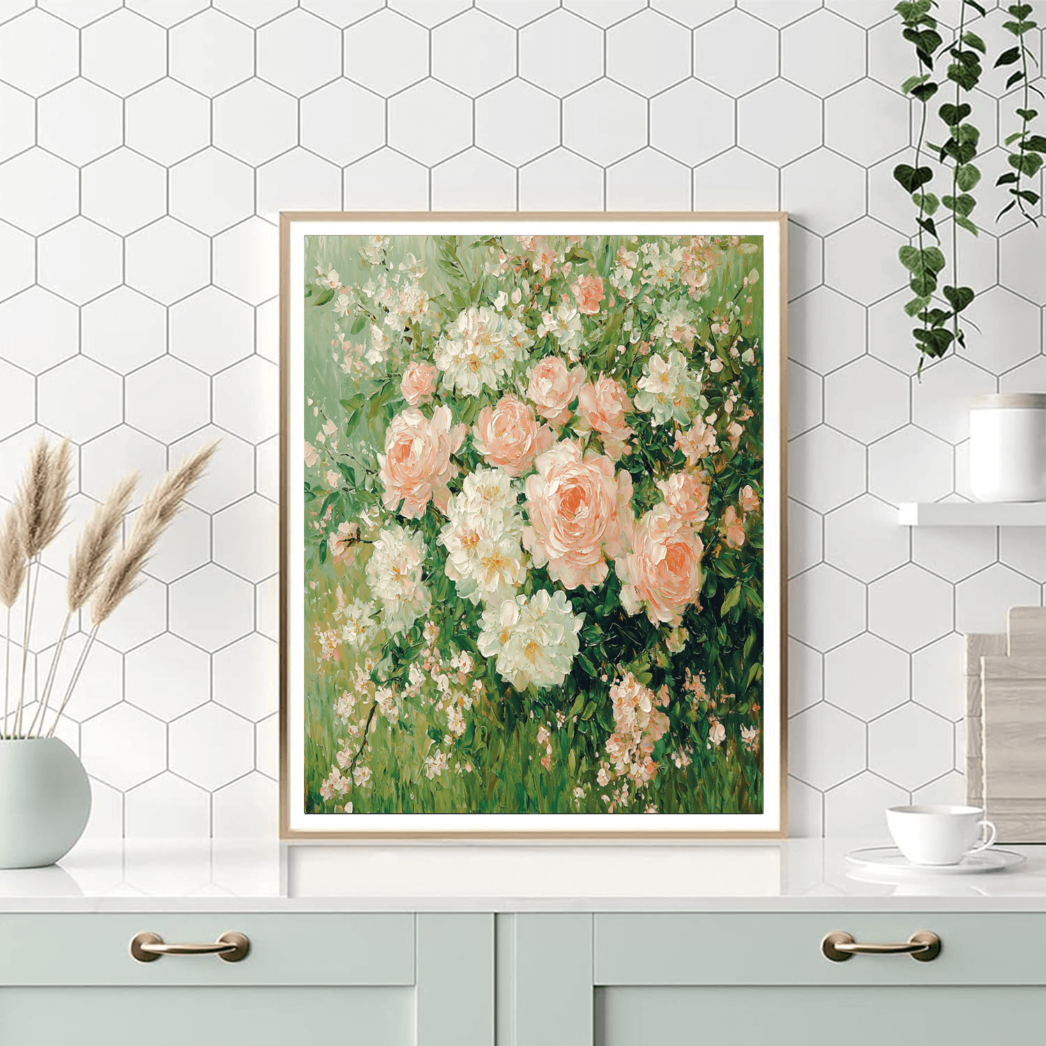 Pierre-Auguste Renoir Inspired Elegant Floral Elegance  Paint By Numbers Kits