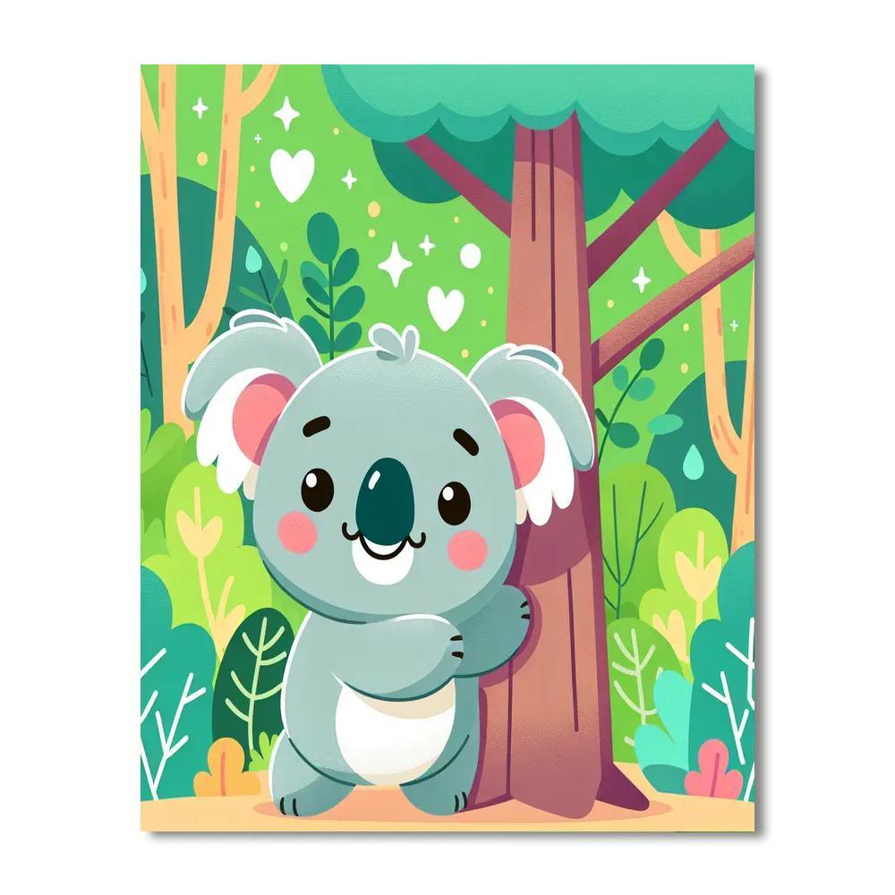 Cuddly Koala Kingdom Paint By Numbers Kits