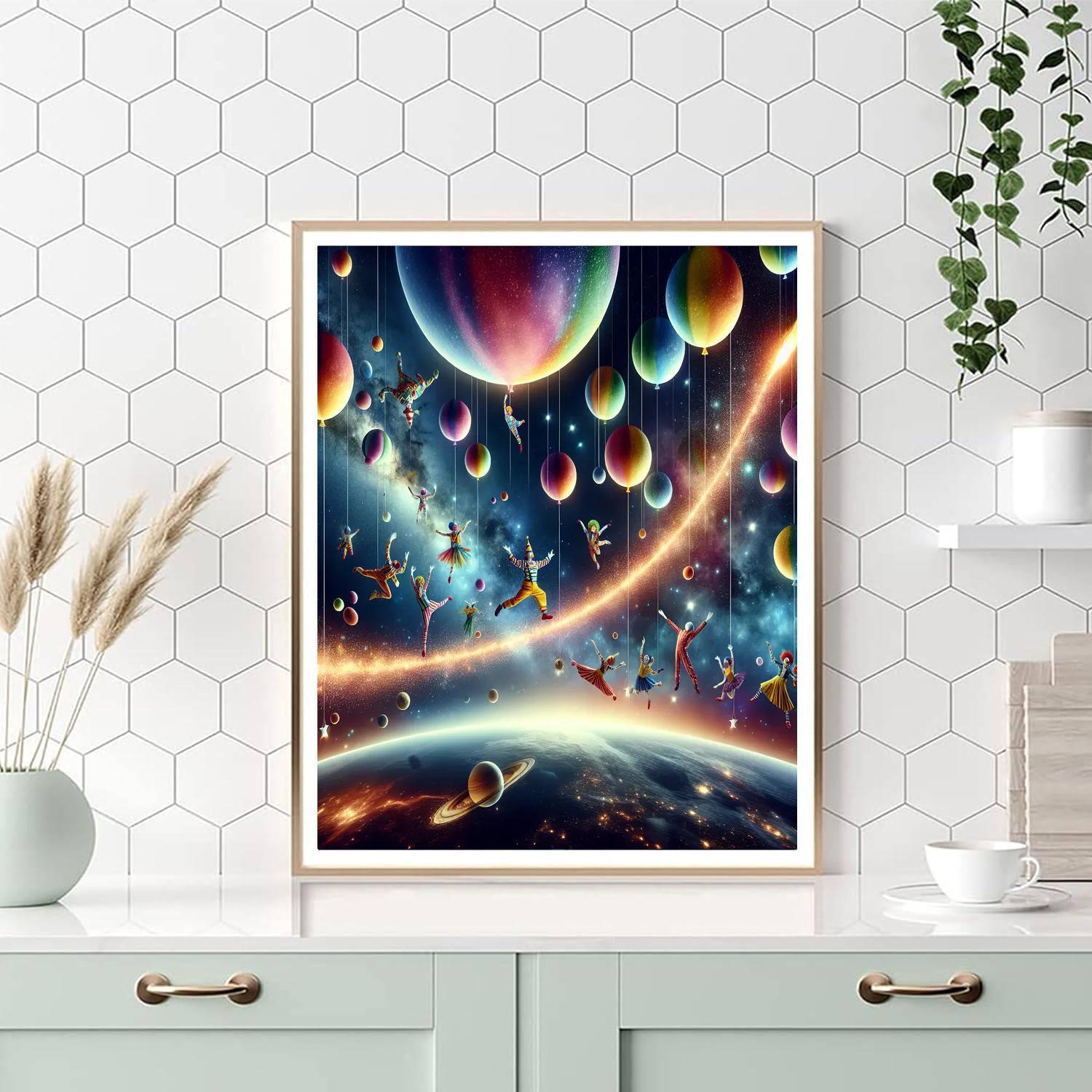 Cosmic Circus For Little Stars Numbered Painting Kits