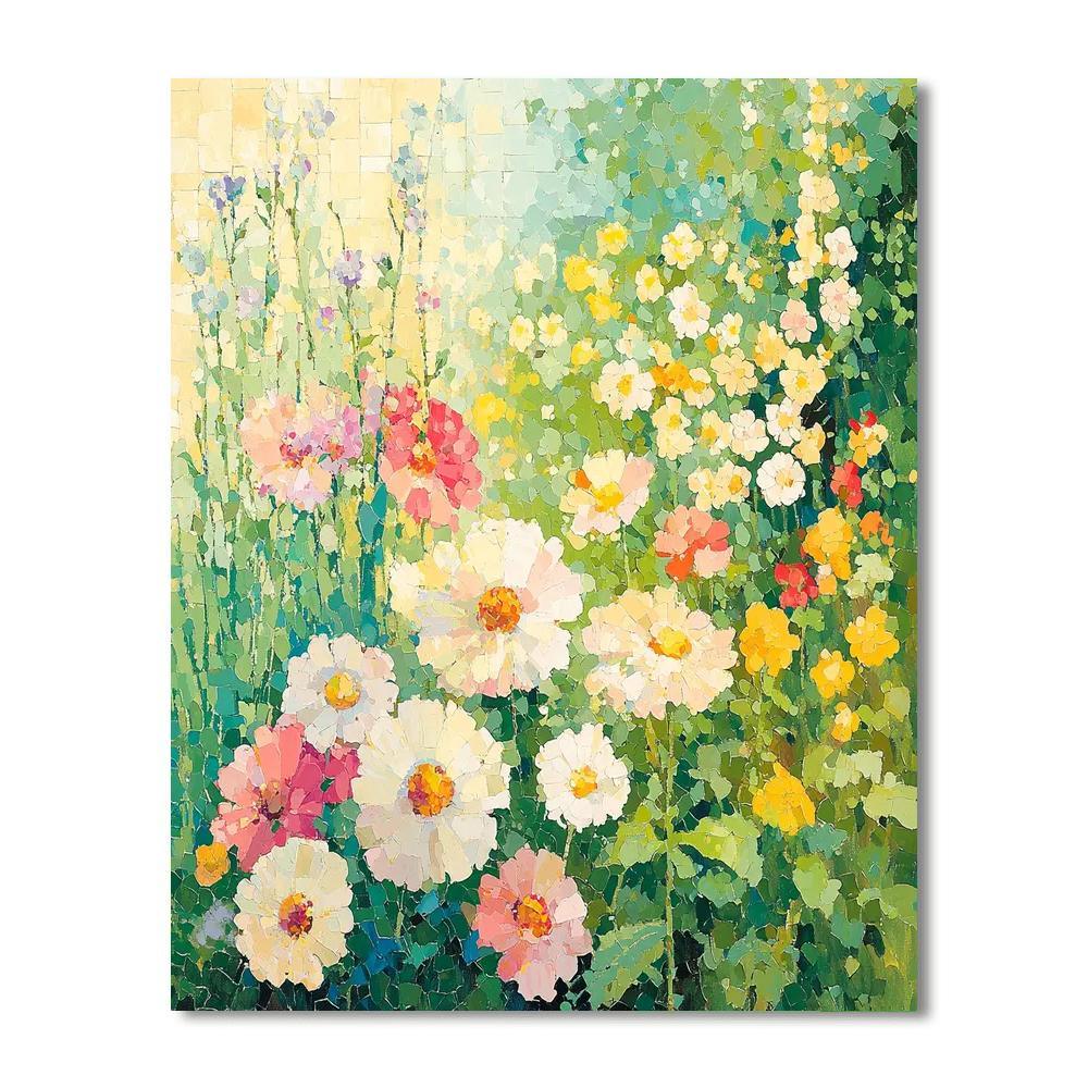 Georges Seurat Inspired Ethereal Bloom  Paint By Numbers