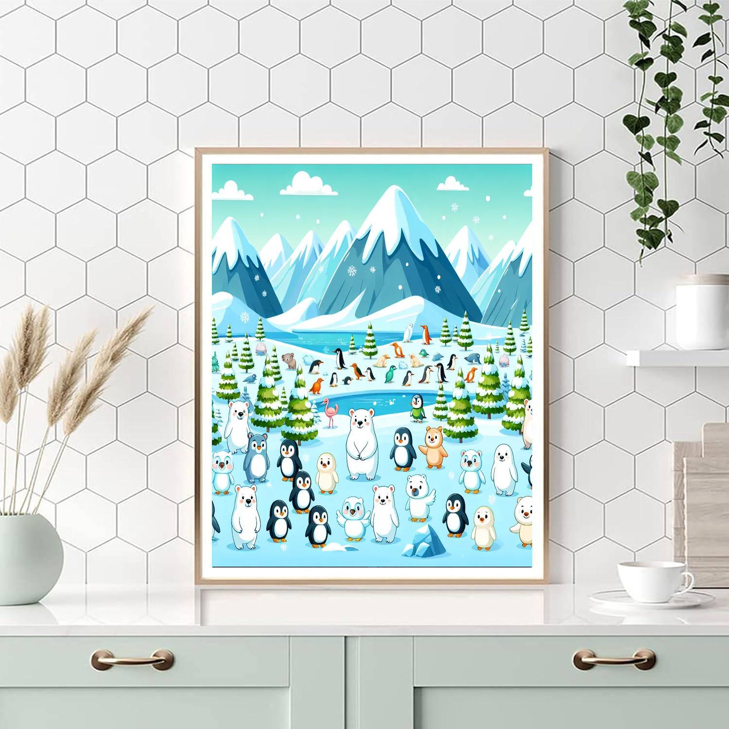 Exploring The Arctic With Polar Animals Paint By Number
