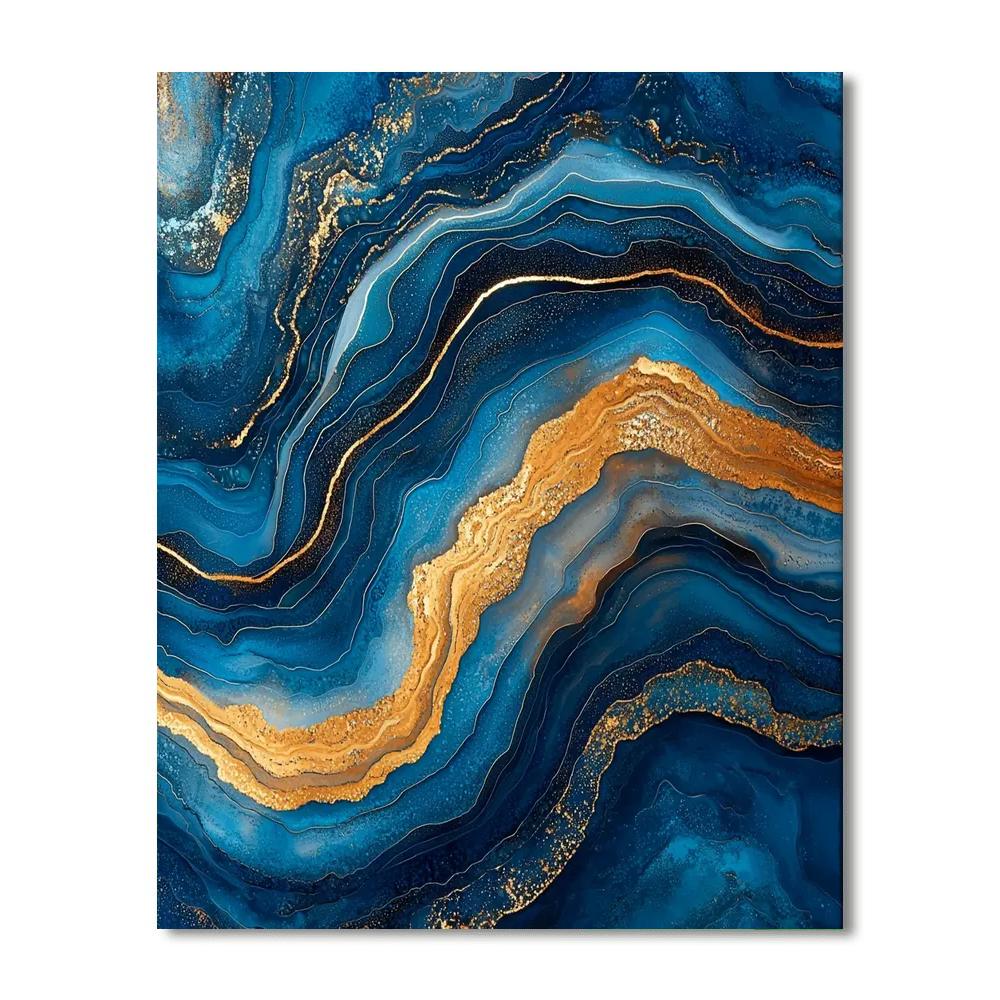 Gustav Klimt Inspired Essence Of Movement  Paint By Numbers Art