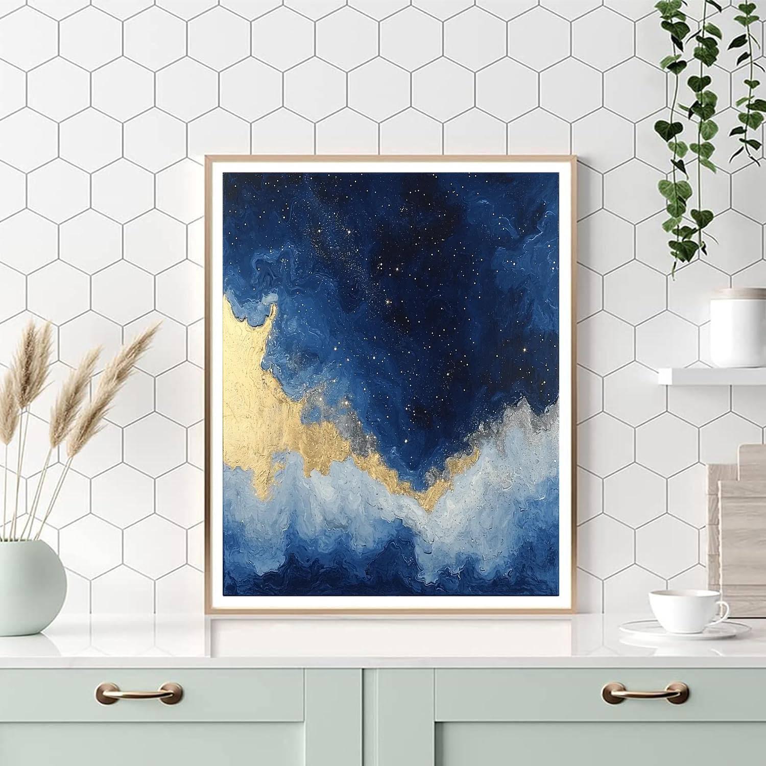 Paul Cézanne Inspired Celestial Splendor  Painting By Numbers Kit