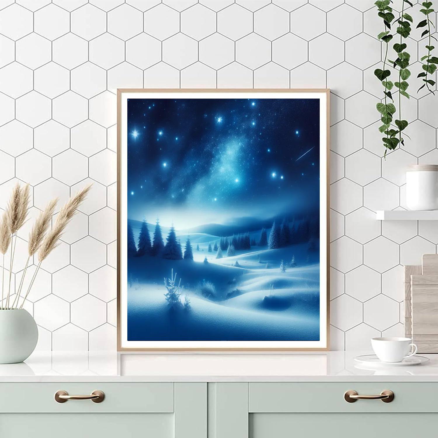 Mystical Winter Solstice DIY Paint By Numbers