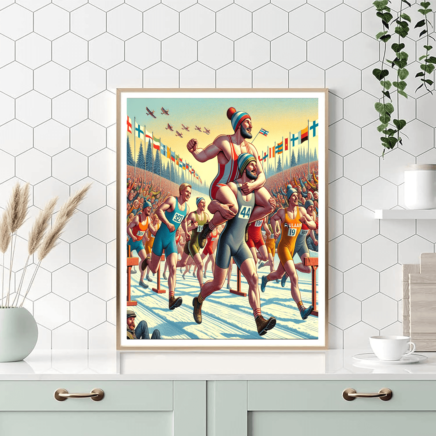 Wife Carrying World Championship - Sonkajarvi, Finland Numbered Painting Kits