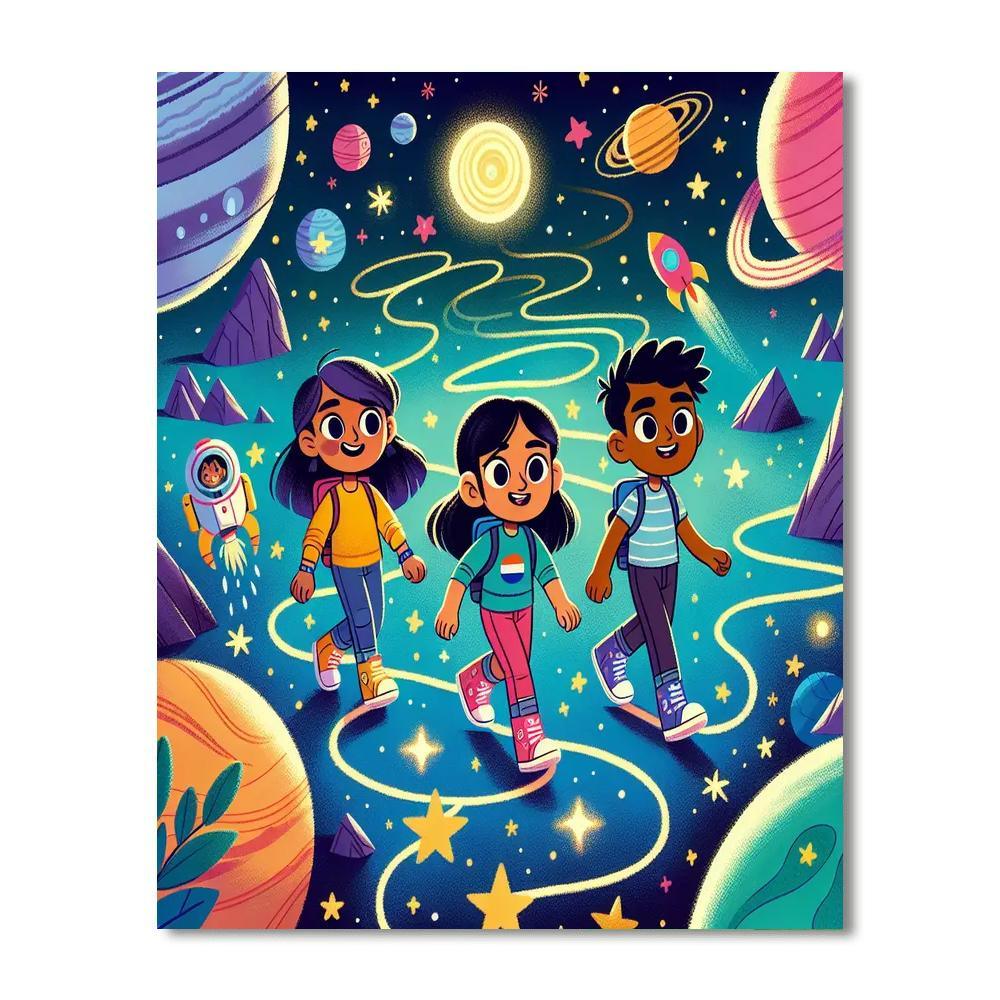 Stardust Adventure Painting By Numbers Kit