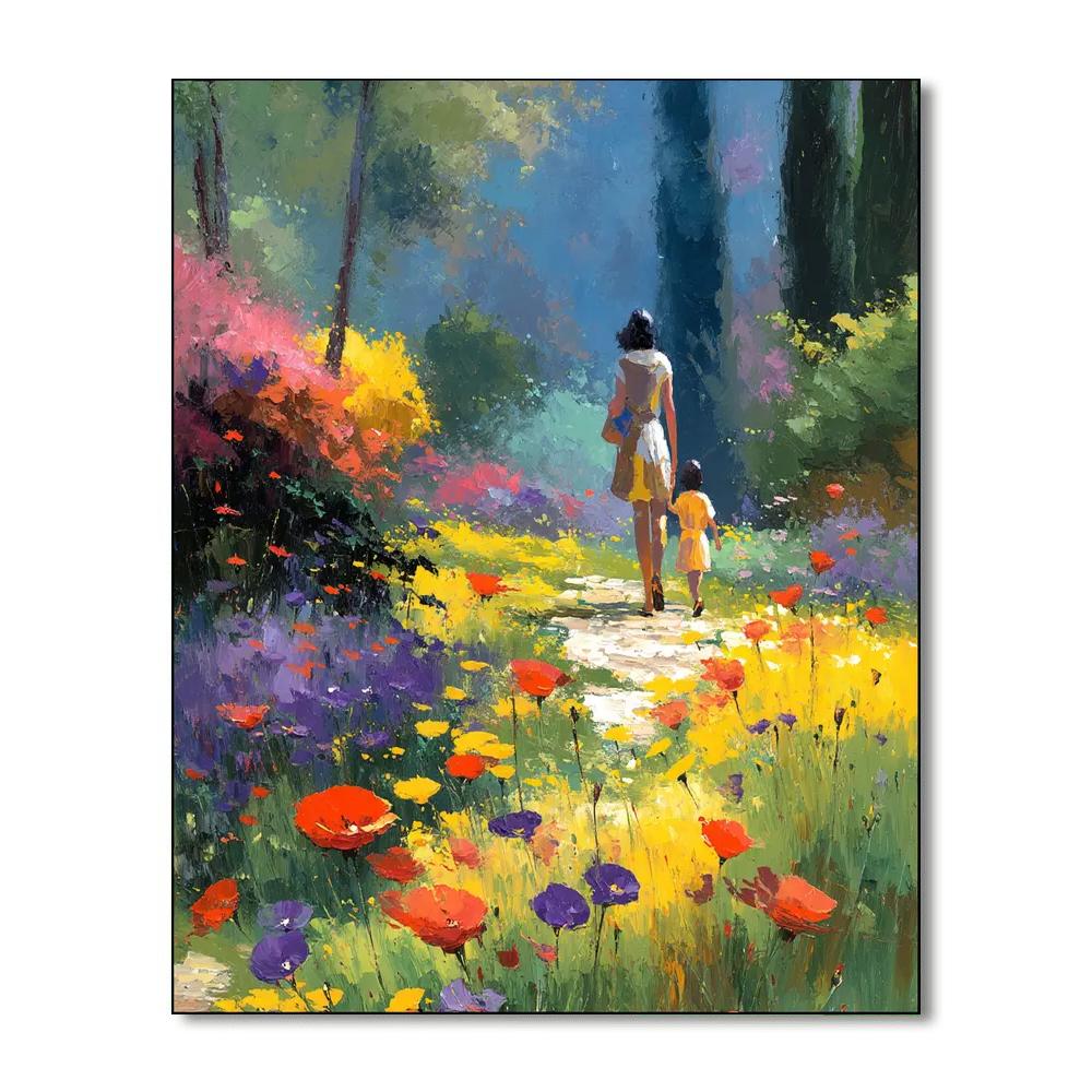 Hearts Among The Blossoms Paint By Numbers Kits