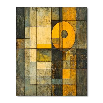 Paul Klee Inspired Symphony Of Light And Shadow  Paint By Color
