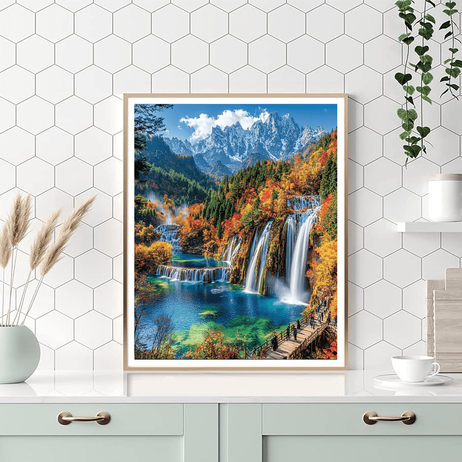 Jiuzhaigou Valley DIY Paint By Numbers
