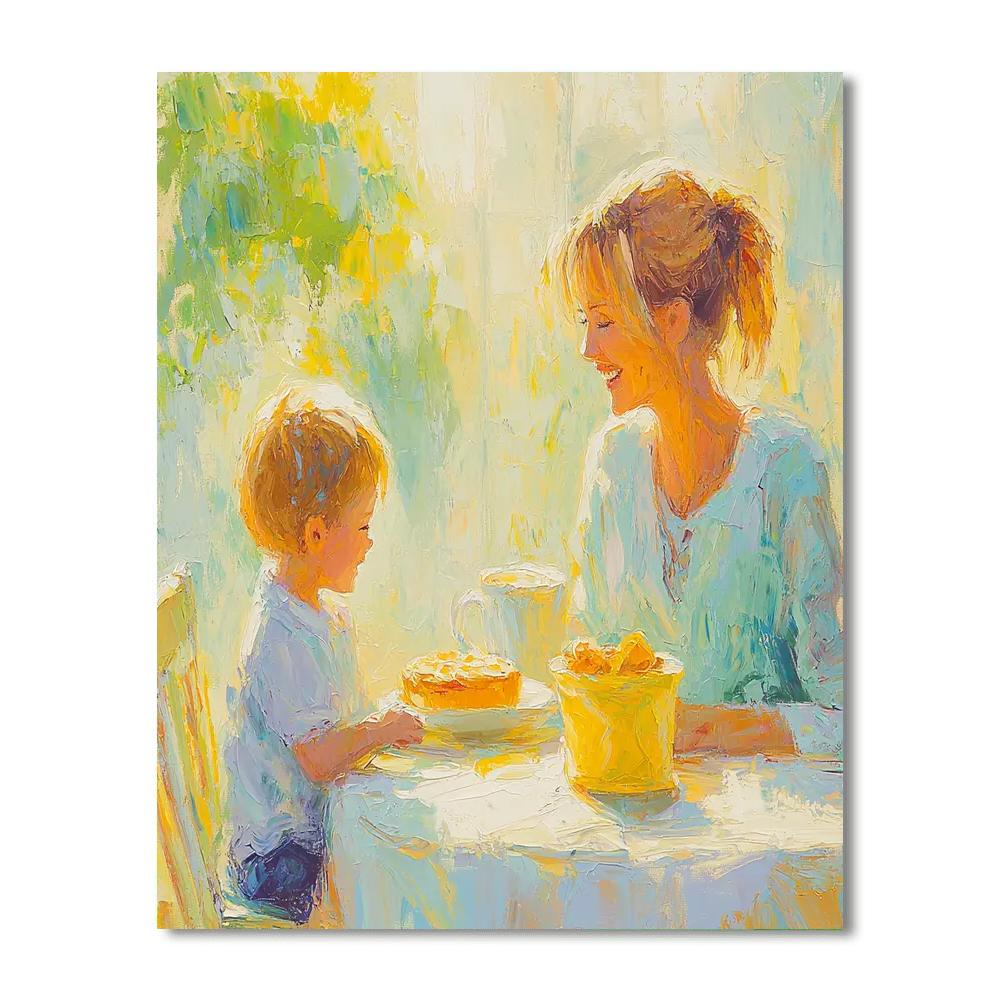 Mother's Joyful Morning DIY Paint By Numbers