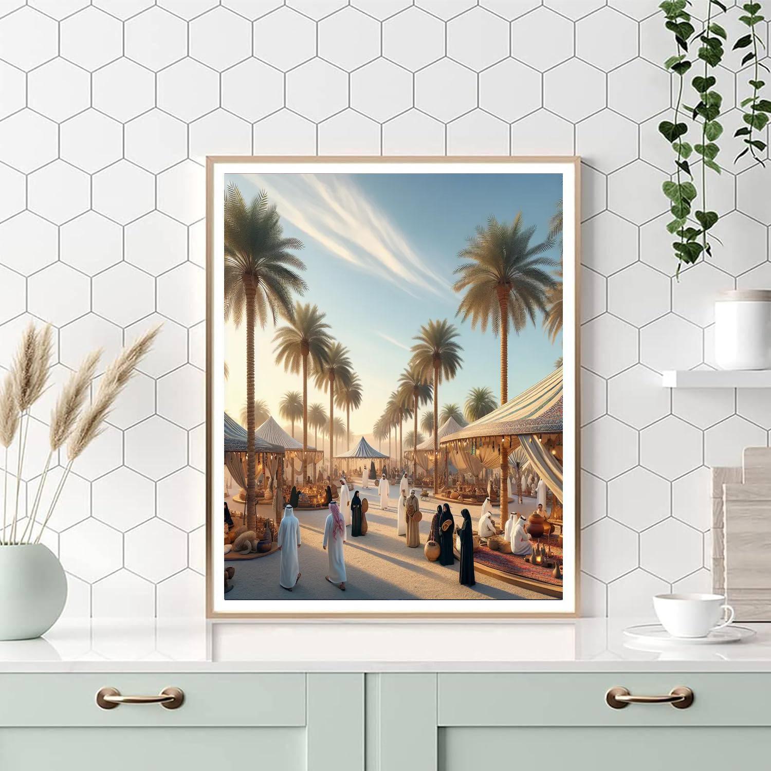 Al Ain Oasis Festival - United Arab Emirates DIY Paint By Numbers