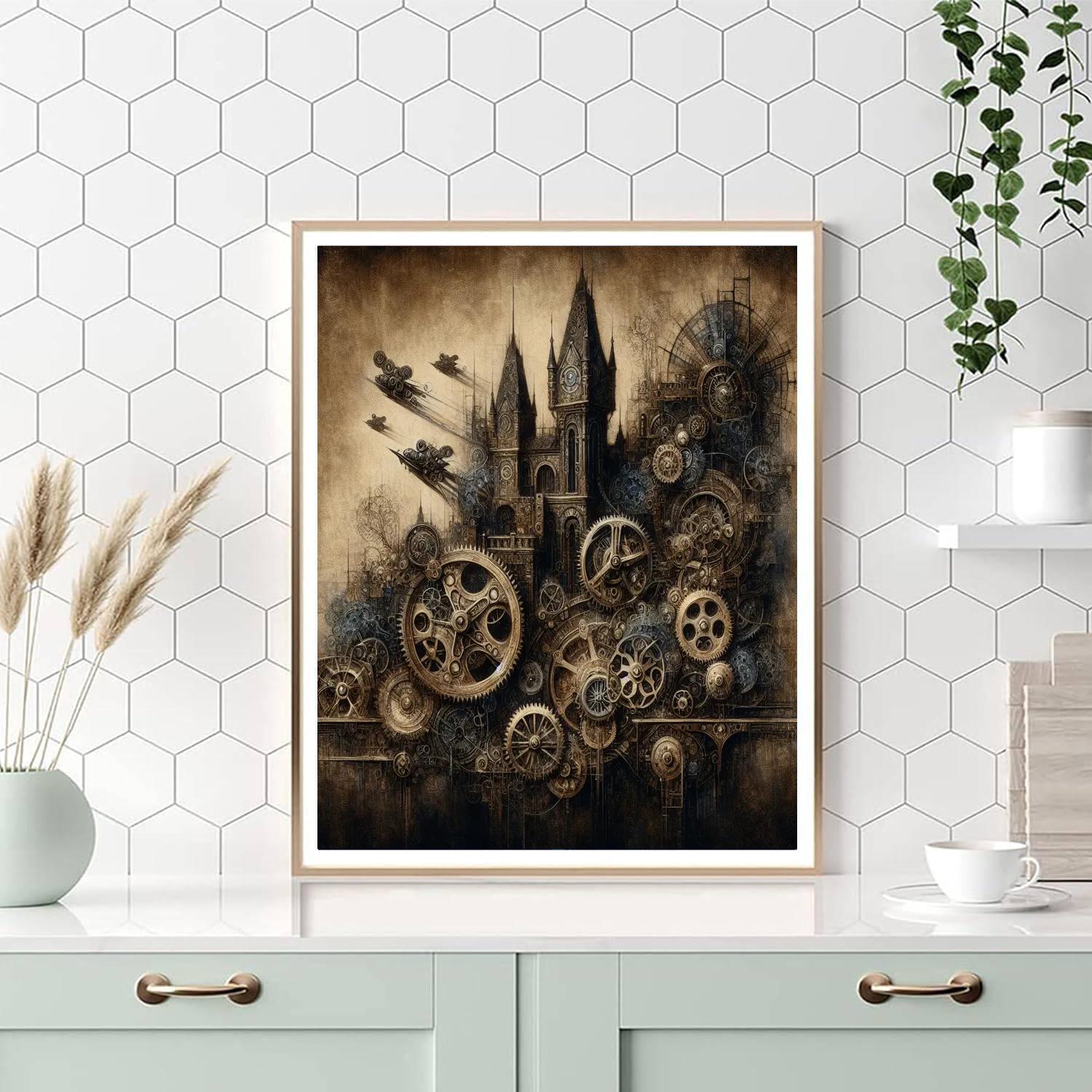 Gothic Steampunk Marvel Paint By Numbers