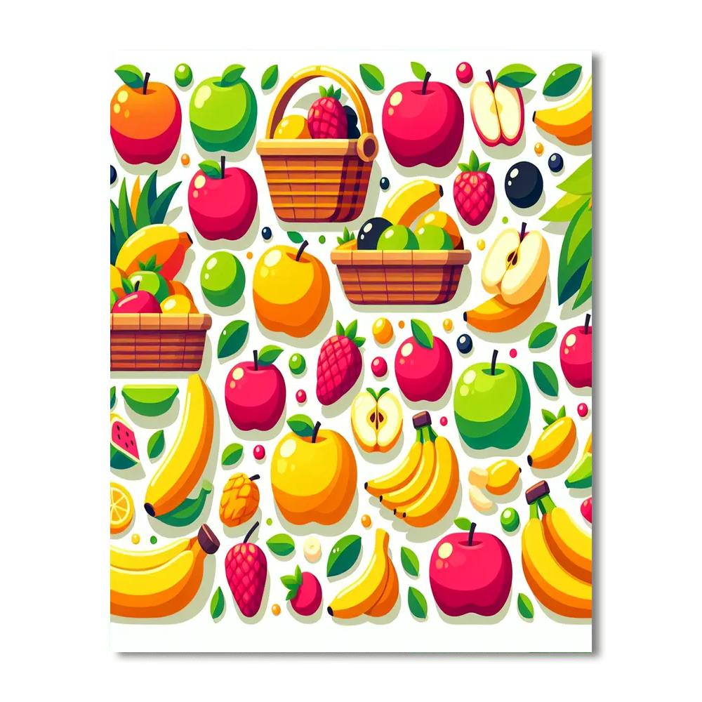 Fruity Fun Numbered Painting Kits