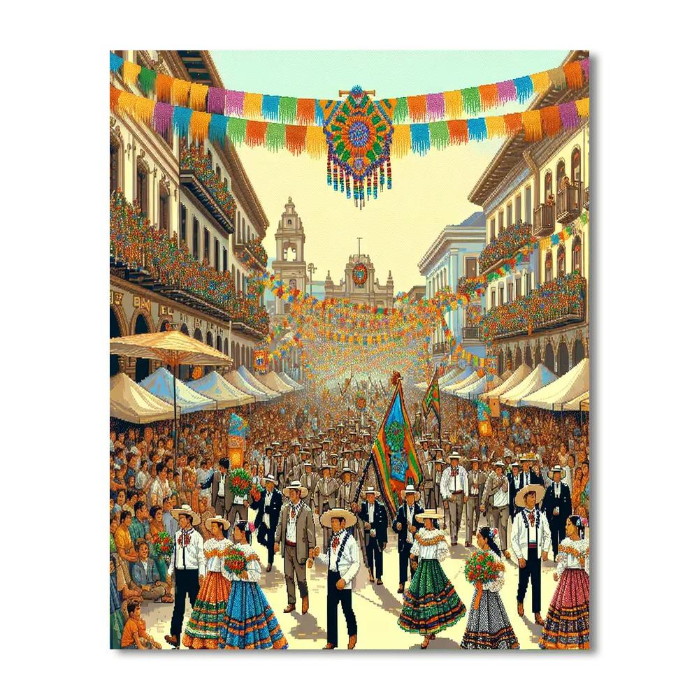 Festival Of San Isidro - Madrid Numbered Painting Kits