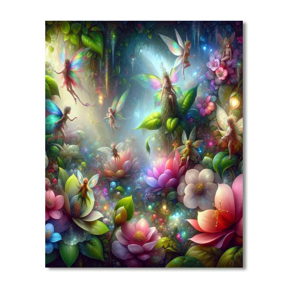 Whimsical Fairy Grove Paint By Numbers Kits
