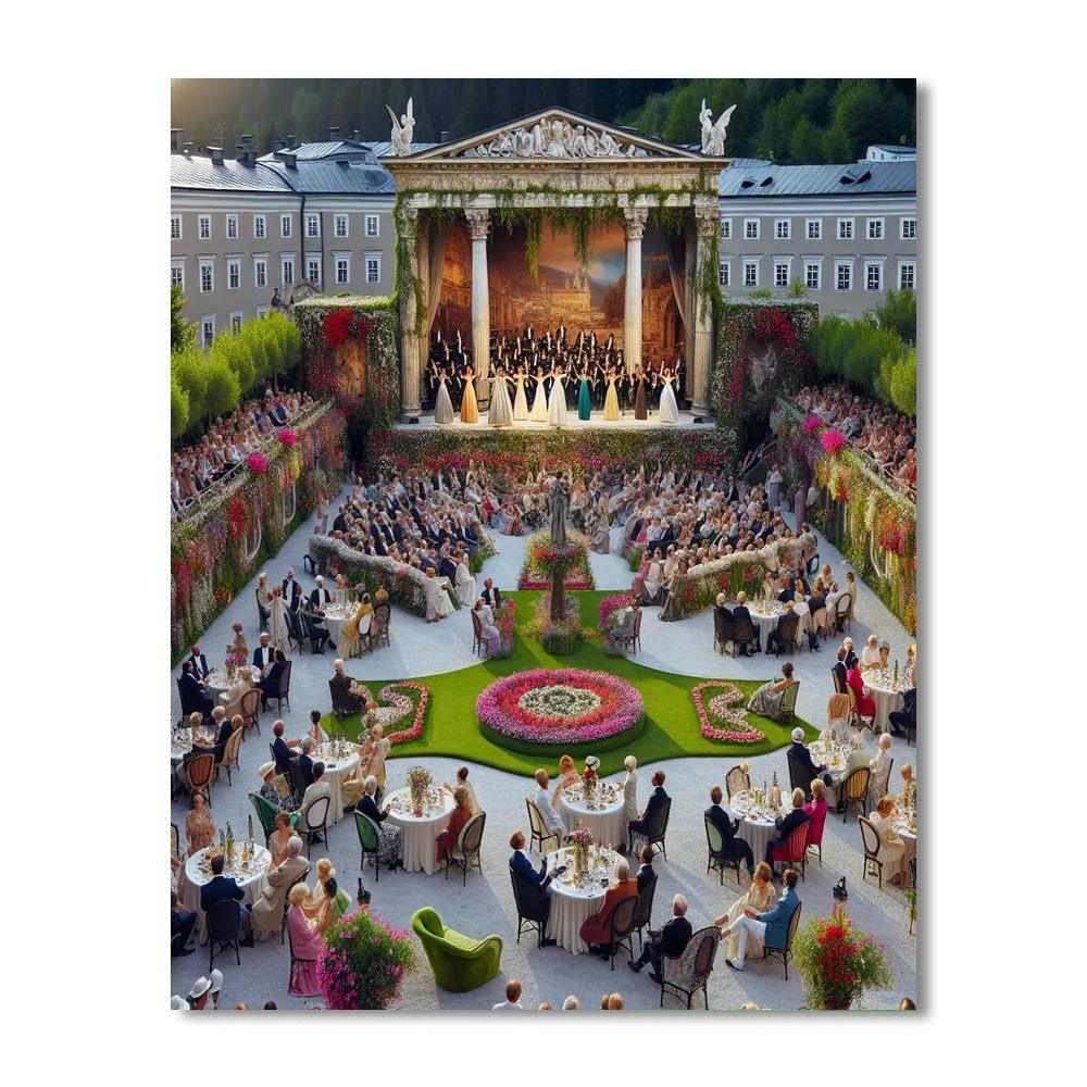 Salzburg Festival - Salzburg, Austria Painting By Numbers Kit