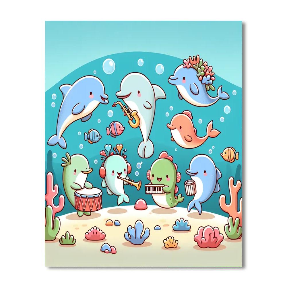 Oceanic Melody Painting By Numbers Kit