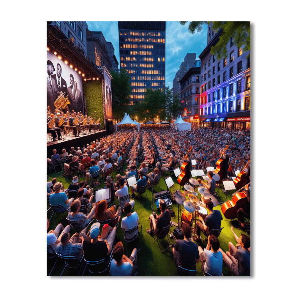 International Jazz Festival - Montreal Paint By Number