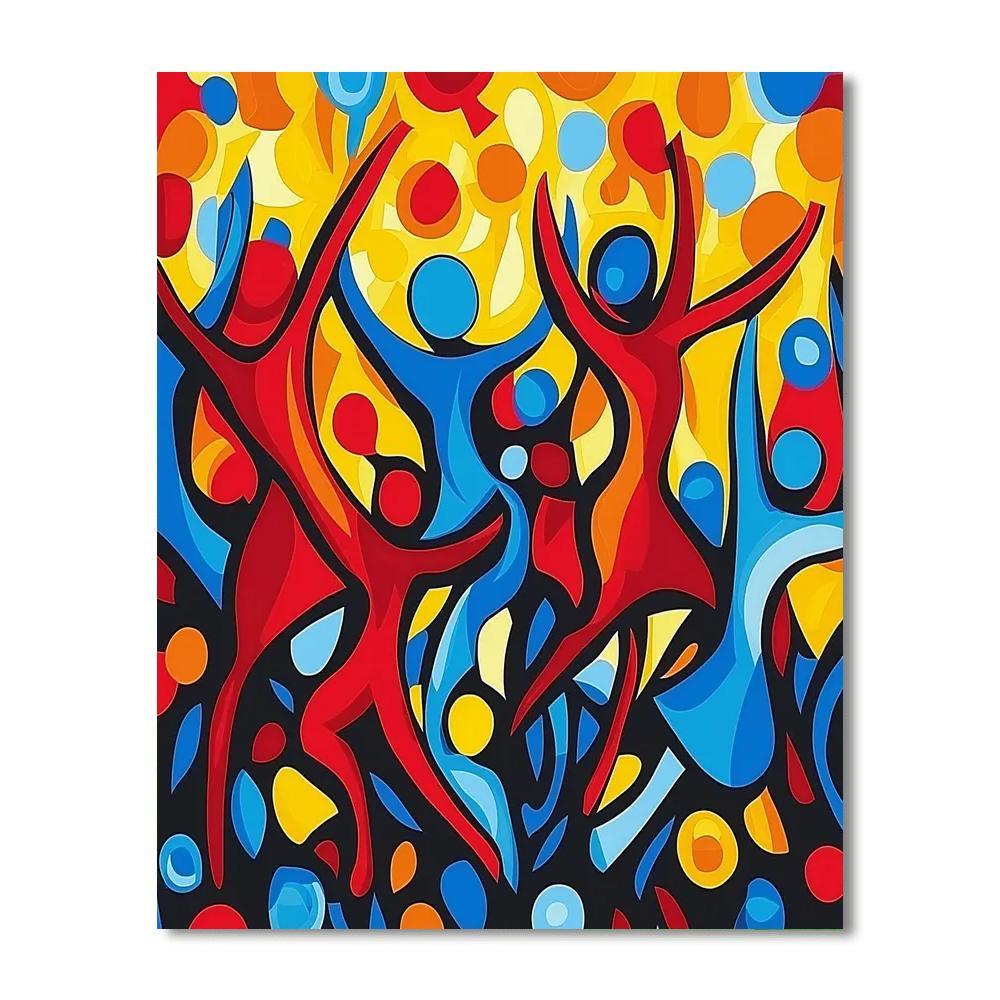Pablo Picasso Inspired Joyous Celebrations  DIY Paint By Numbers