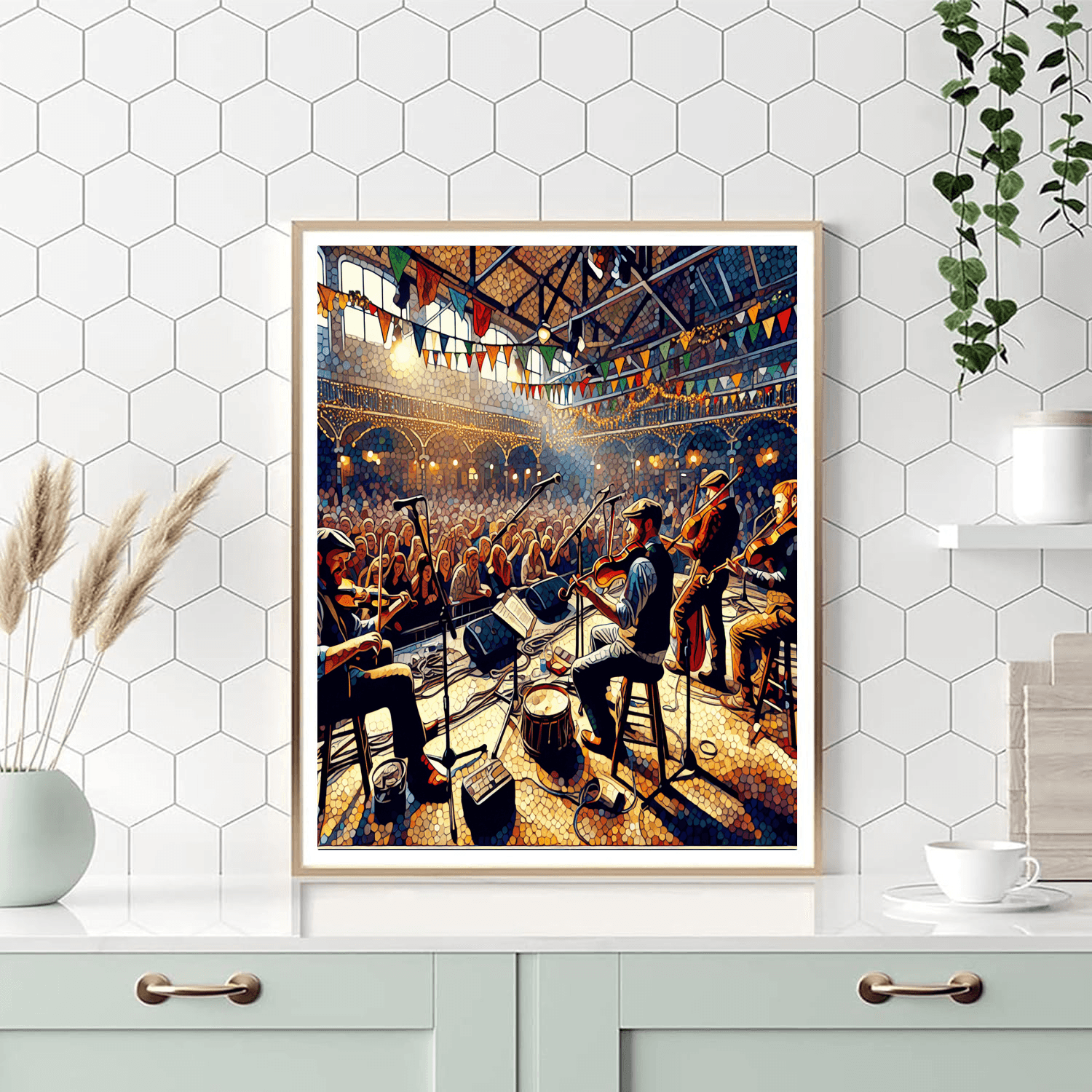 Celtic Connections Festival DIY Paint By Numbers