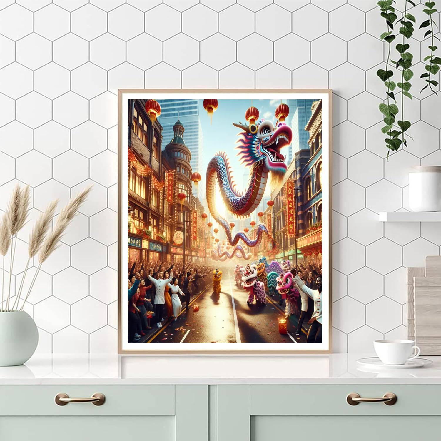 Chinese New Year - San Francisco Painting Number Kit