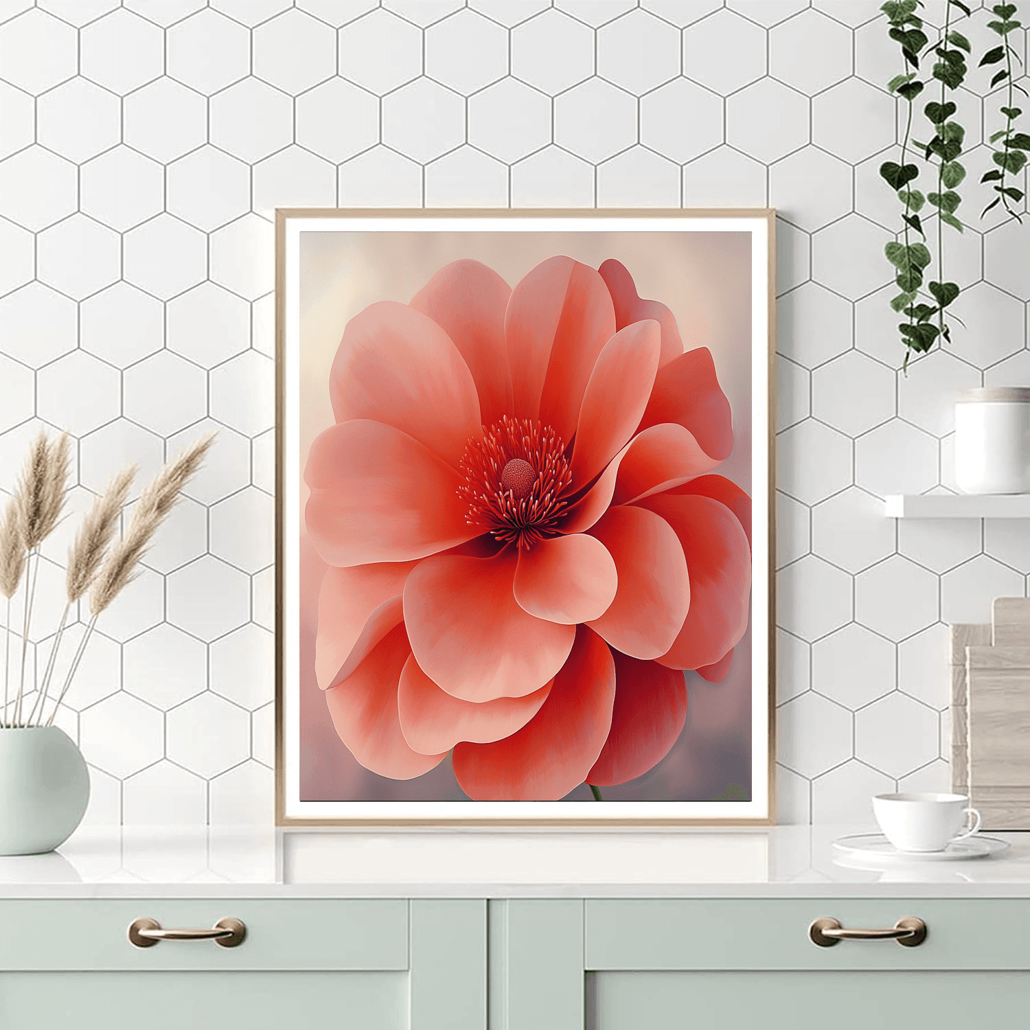 Georgia O'Keeffe Inspired Eternal Blooms  Paint By Numbers