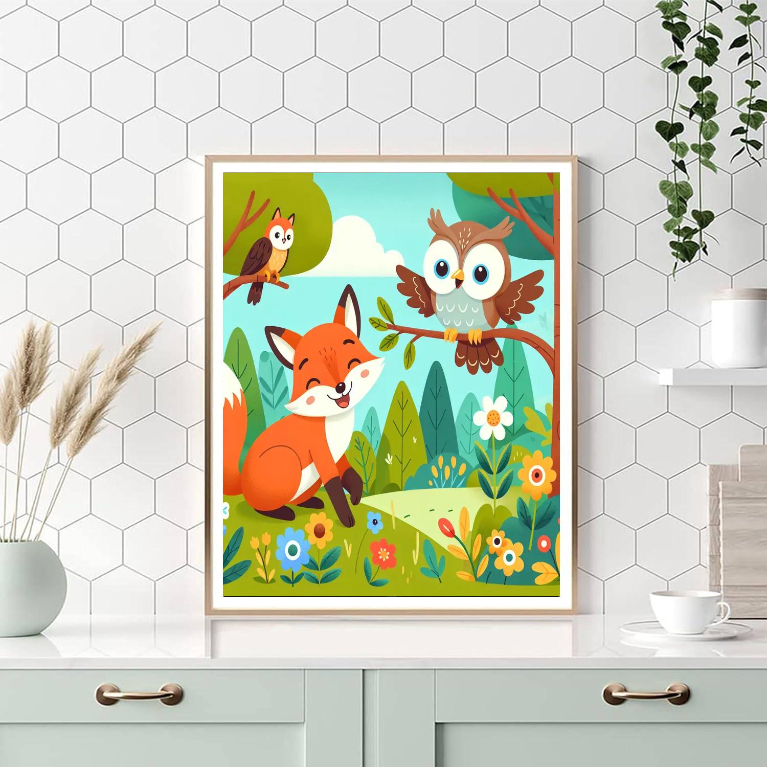 Forest Adventures Paint By Numbers