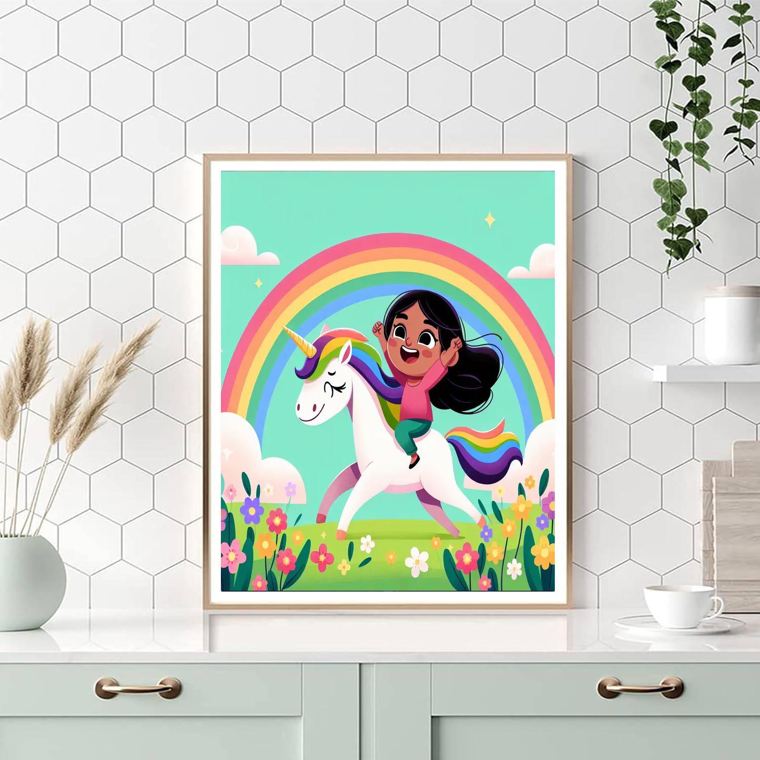 Unicorn Fantasy Adventure Numbered Painting Kits