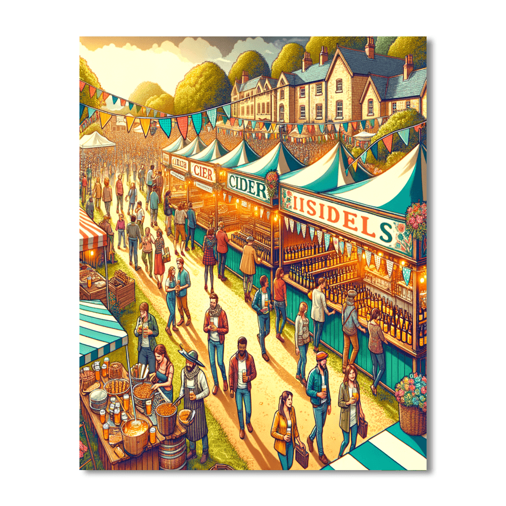 Cider Festival - England Numbered Painting Kits