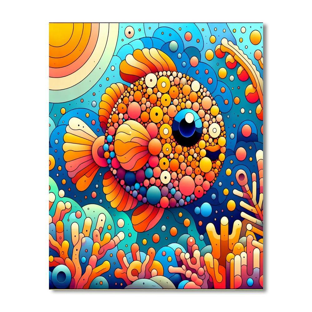 Lively Fish Paint By Color