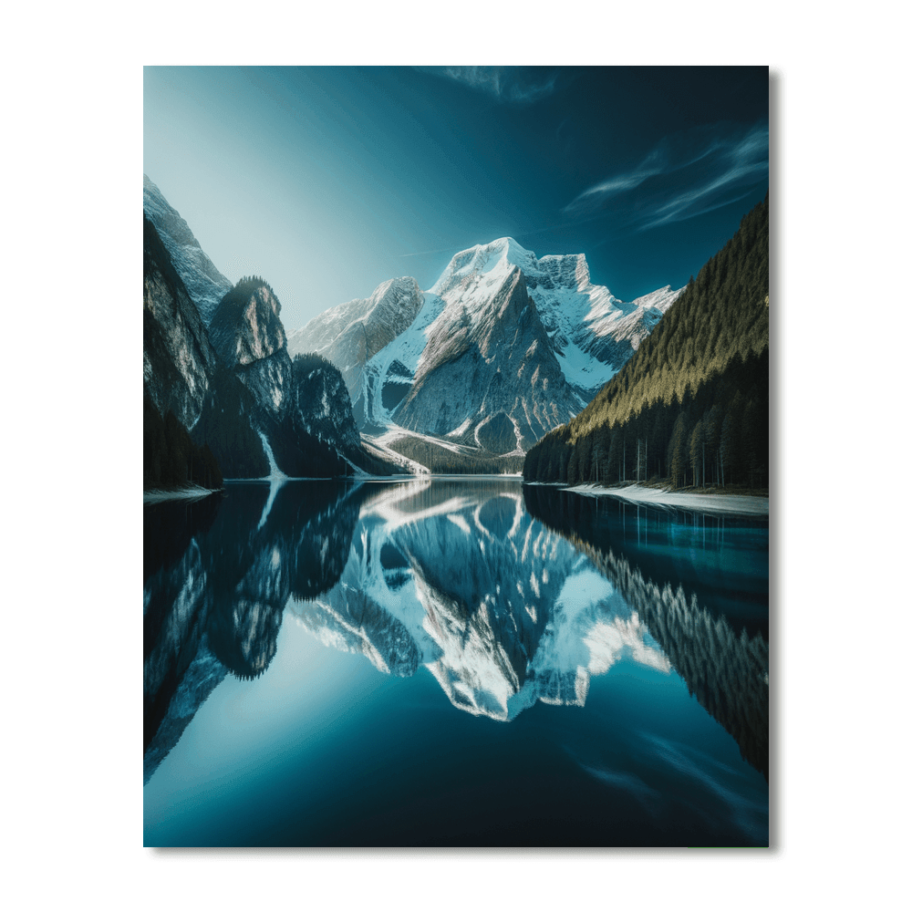 Majestic Mountain Reflections - DIY Painting By Numbers Kit