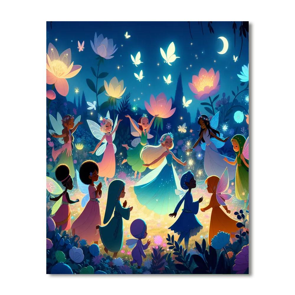 Fairy Garden Gala Paint By Numbers Art