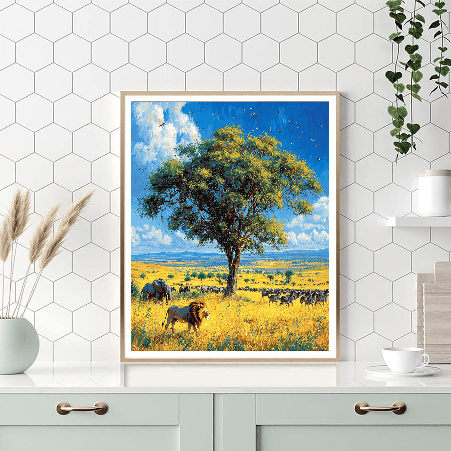 Masai Mara National Reserve - Kenya Painting By Numbers Kit